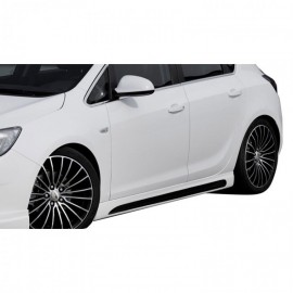 Opel Astra J HB - Sedan Uyumlu 2013 - 2015 Yan Marşpiyel Seti (Plastik)